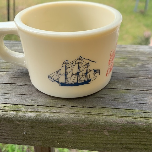 Vintage Shaving Cream Cup Old Spice Ship Grand Turk Salem~1786 - Picture 4 of 6